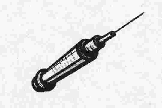 seringue pour injection (euthanasie)
